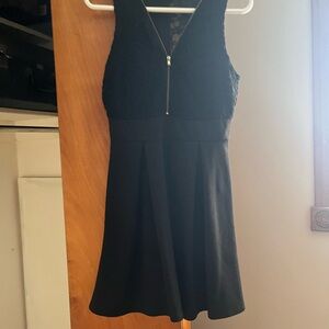 Eclipse Black Textured Mini Dress